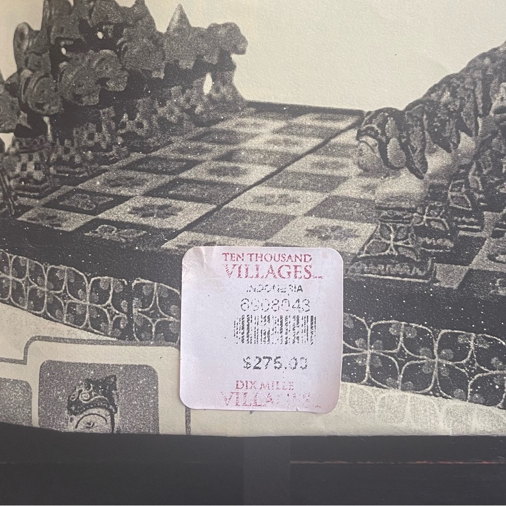 ⭐️Host Pick⭐️ New Handcrafted Ramayana Chess Game Epic Of Ramayana - Picture 7 of 9
